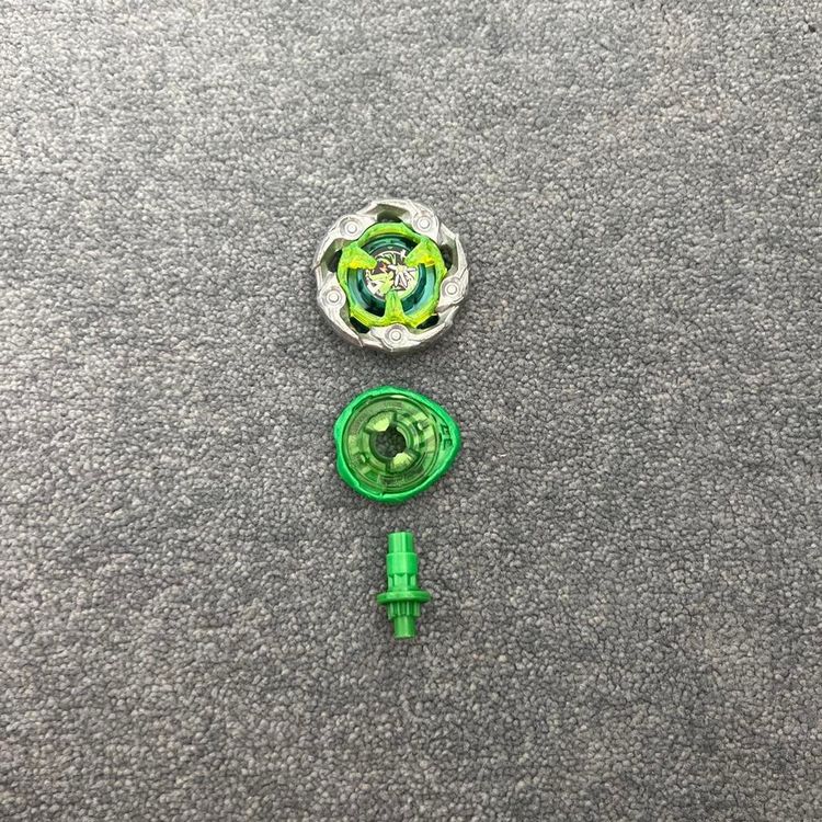 Green Spinning Top Toy Parts